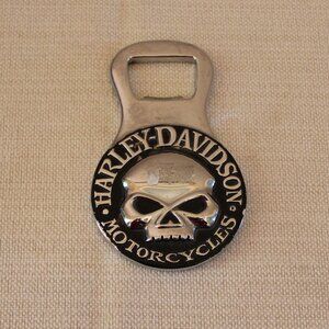 Harley-Davidson Motorcycle Willie G Skull Bottle Opener – Collectible Barware